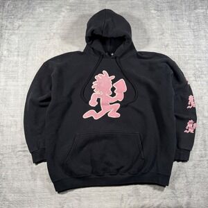 ICP Insane Clown Posse Sweatshirt Mens XL Black Vintage Y2K Juggalo Hip hop Goth